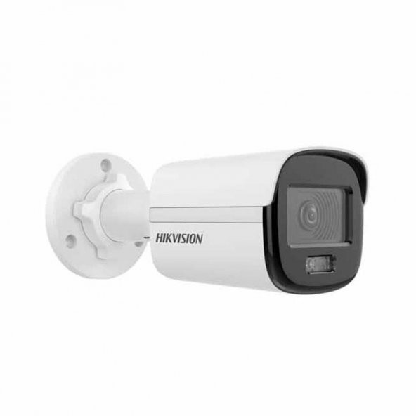 Hikvision DS-2CD1027G0-LUF 2 Mp 4mm Sabit Lensli Dahili Mikrofonlu Bullet Colorvu Ip Kamera