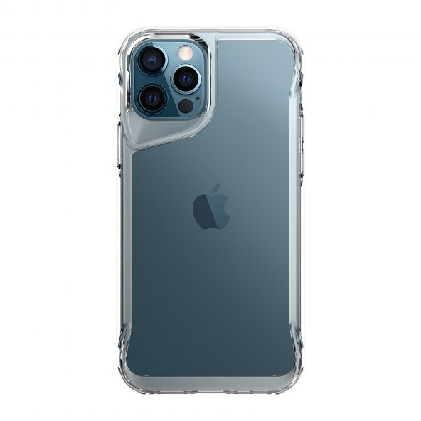 KNY Apple İphone 12 Pro Max Kılıf Ultra Korumalı Şeffaf Crystal T-Max Kapak Şeffaf