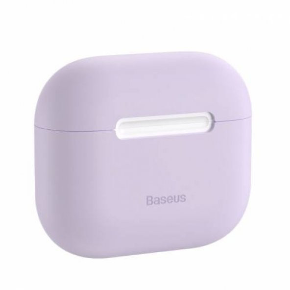 Polham Baseus Ultra İnce Airpods 3 (2021) Kılıfı Parmak İzi Bırakmaz Şarj Girişli Airpods 3 Kılıf - 11
