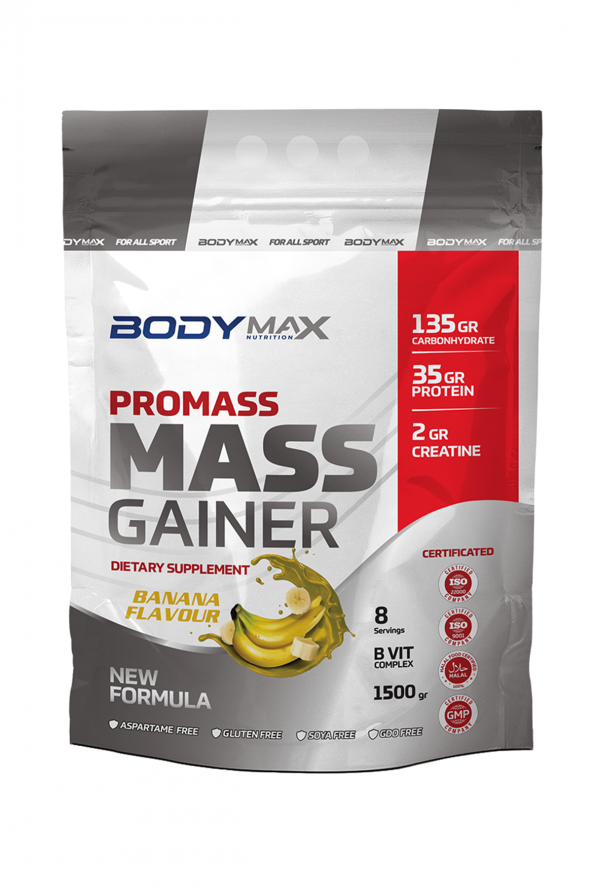 Bodymax Promass 6000 Gr Mix Muz Çikolata Çilek Kurabiye + Shaker - 4