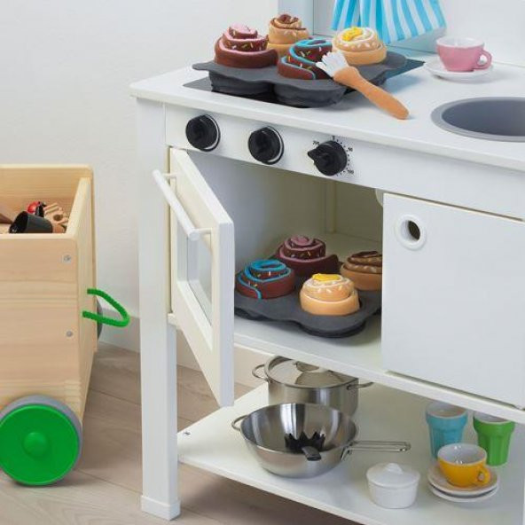 Çocuk Yumuşak Oyuncak Fırın Malzemeleri , Çok Renkli IKEA 6 Parça Çocuk Oyuncak Peluş - 4