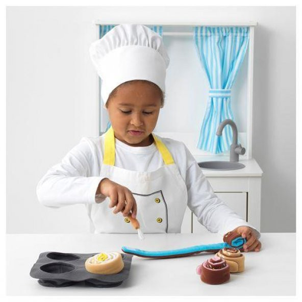 Çocuk Yumuşak Oyuncak Fırın Malzemeleri , Çok Renkli IKEA 6 Parça Çocuk Oyuncak Peluş - 6