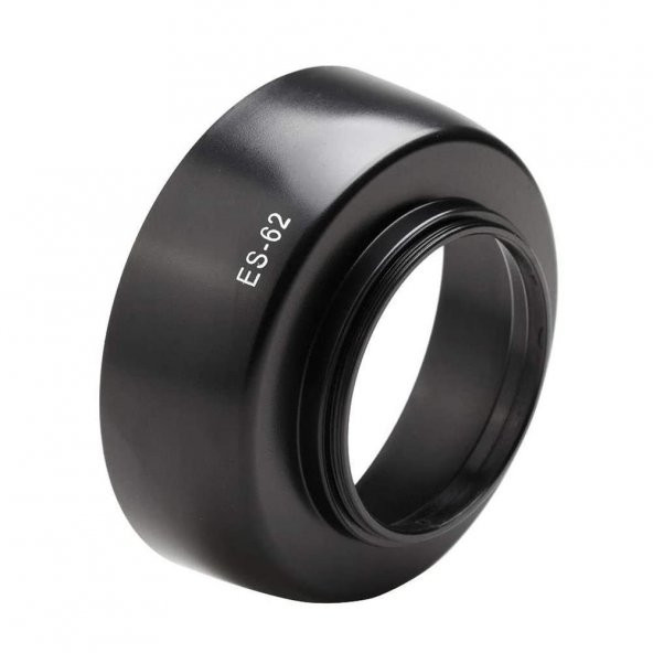 Cazipshop ES-62 Canon Es-62 Parasoley 50mm F1.8 Iı Lens Uyumlu parasoley ürün görseli 1