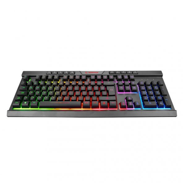 Rampage BYGAMEX-K2 Rainbow Aydınlatmalı Multimedia Gaming Oyuncu Klavyesi - 2