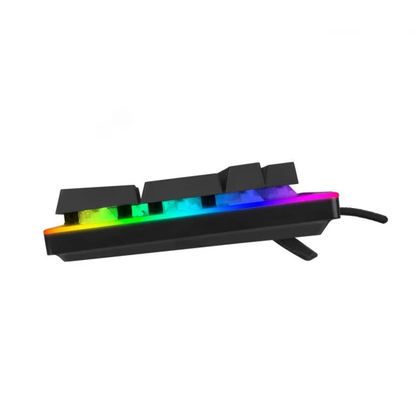Rampage BYGAME-K1 RGB Led Frame Rainbow Mekanik Red Switch Gaming Oyuncu Klavyesi - Resim 4