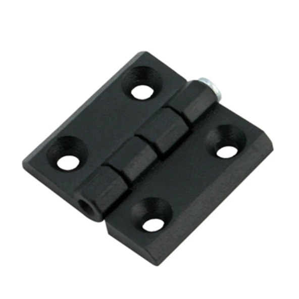 Metal Yaprak Menteşe Mat Siyah 50 x 50 mm - Resim 2