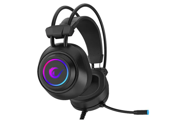 RAMPAGE RM-K19 RAGING PLUS Siyah USB 7,1 RGB LEDLİ OYUNCU KULAKLI - 3