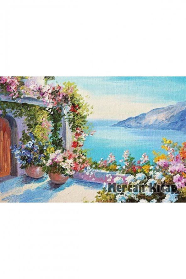 King Of Puzzle Taraçadan Sahil Ahşap Puzzle 1000 Parça (mz09-m) - 1