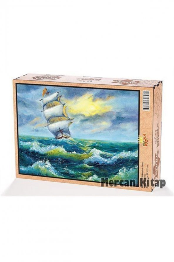 King Of Puzzle Yelkenli Ve Deniz Ahşap Puzzle 2000 Parça (mz50-mm)