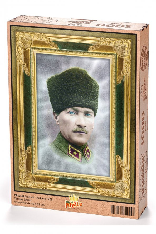 King Of Puzzle Atatürk - Ankara 1922 Ahşap Puzzle 1000 Parça