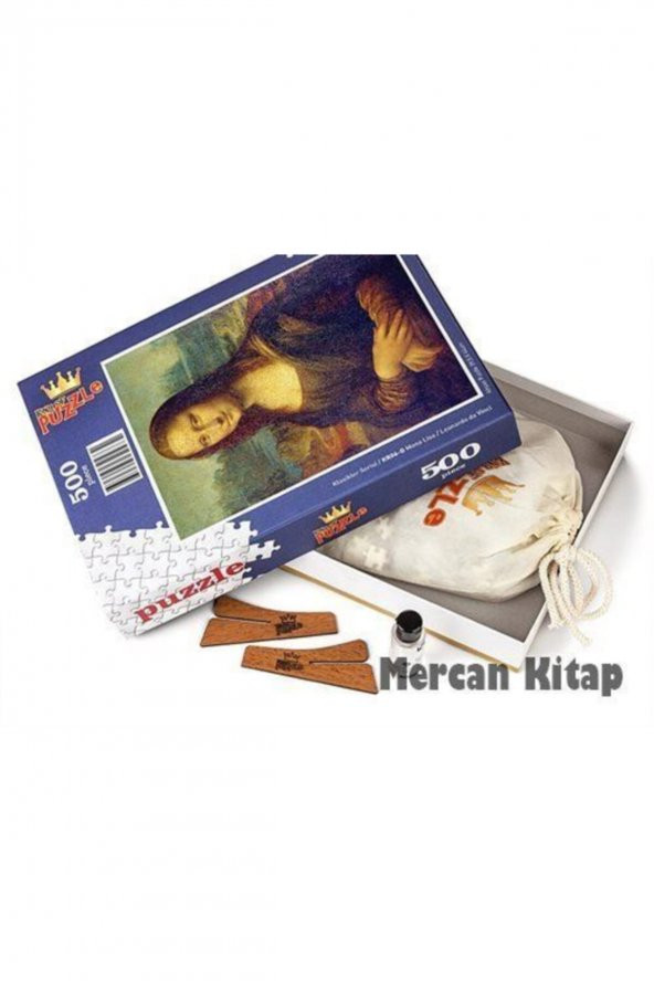 Mona Lisa - Leonardo Da Vinci Ahşap Puzzle 500 Parça - 2