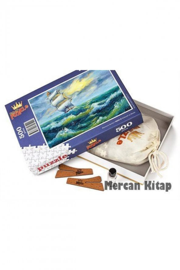 King Of Puzzle Yelkenli Ve Deniz Ahşap Puzzle 500 Parça (mz02-d) - 3