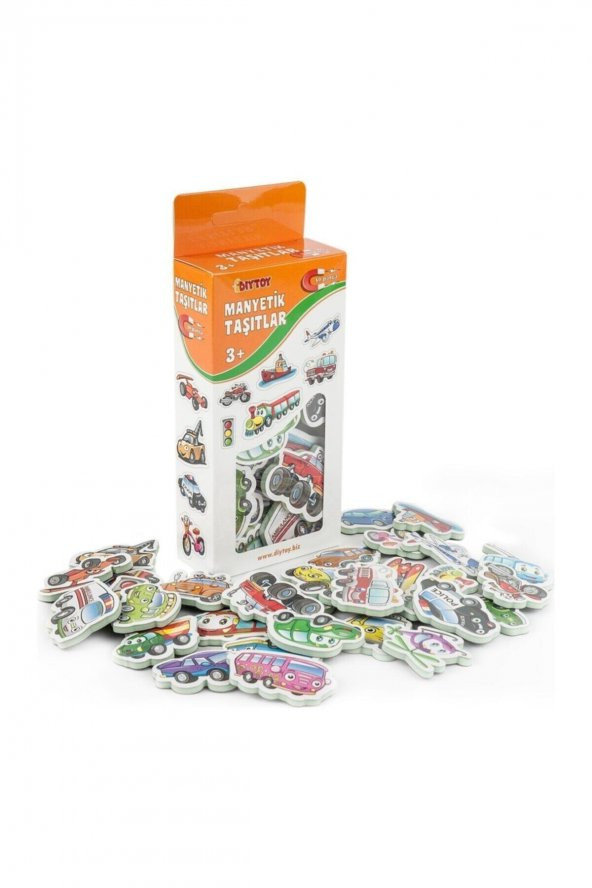 DIYTOY Eğitici Manyetik Eğitim Seti 3lü (sayılar - Harfler - Taşıtlar) - 2