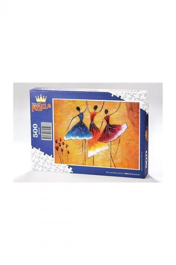 King Of Puzzle Balerinler Ahşap Puzzle 500 Parça (DM02-D)