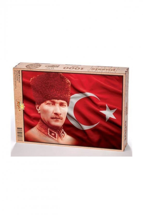 King Of Puzzle Atatürk Ahşap Puzzle 1000 Parça (TR07-M)