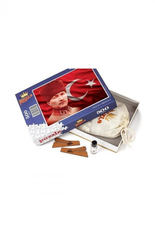 King Of Puzzle Atatürk Ahşap Puzzle 500 Parça (TR08D)