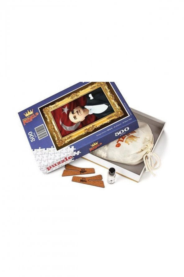 King Of Puzzle Atatürk - 29 Ekim 1933 Ahşap Puzzle 500 Parça (TR18-D) - 4