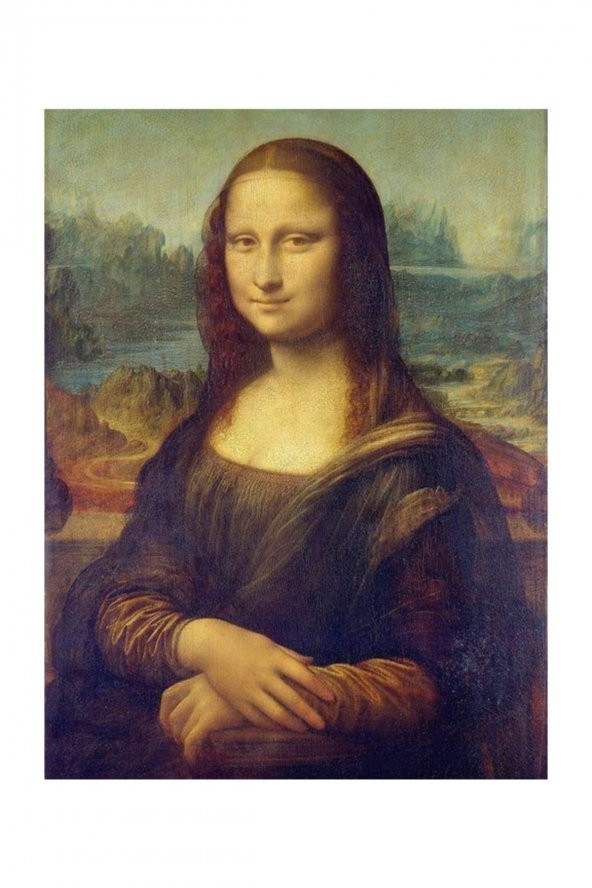 Mona Lisa / Leonardo da Vinci Ahşap Puzzle 2000 Parça