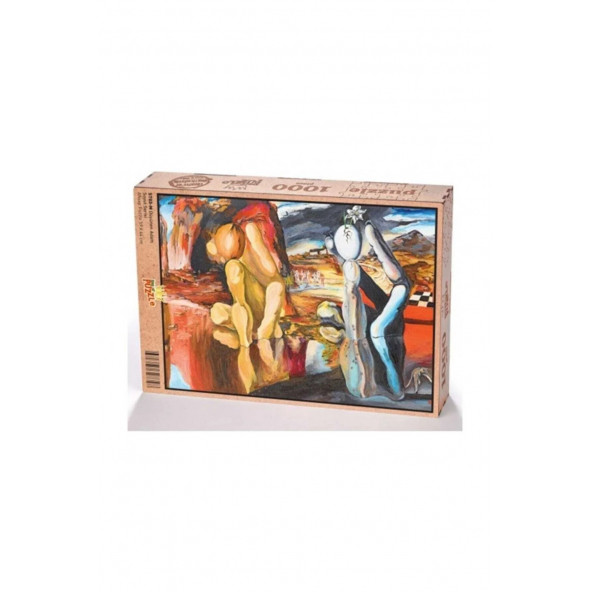 King Of Puzzle Düşünen Adam Ahşap Puzzle 1000 Parça (ST03M)