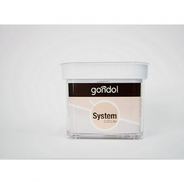 Gondol İstiflenebilen Gıda Depolama Kapları 0.50 Lt