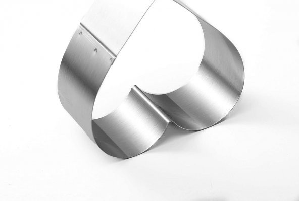 Narkalıp Kalp Kek Kalıbı Derinlik 8cm En 15cm - Resim 3