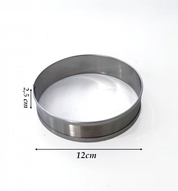 Narkalıp Hamburger Ekmeği Pişirme Kalıbı 12 cm - 3