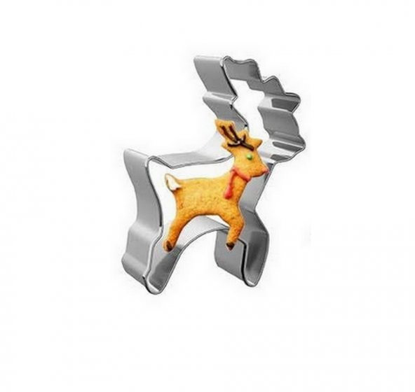 Narkalıp Yılbaşı Kurabiye Kalıbı 4 Lü  Takım Model-N-01 - Resim 4