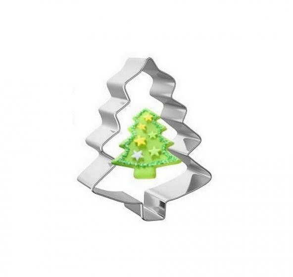 Narkalıp Yılbaşı Kurabiye Kalıbı 4 Lü  Takım Model-N-01 - Resim 5