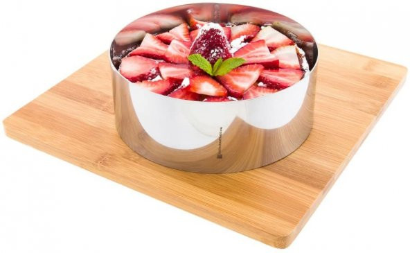 Narkalıp Yuvarlak Çember Kek Kalıbı Çap 12cm Derinlik 10cm - 3
