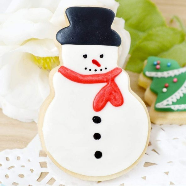 Narkalıp Yılbaşı Kurabiye Kalıbı 6 Lı Set ( Paslanmaz Çelik ) - Resim 2