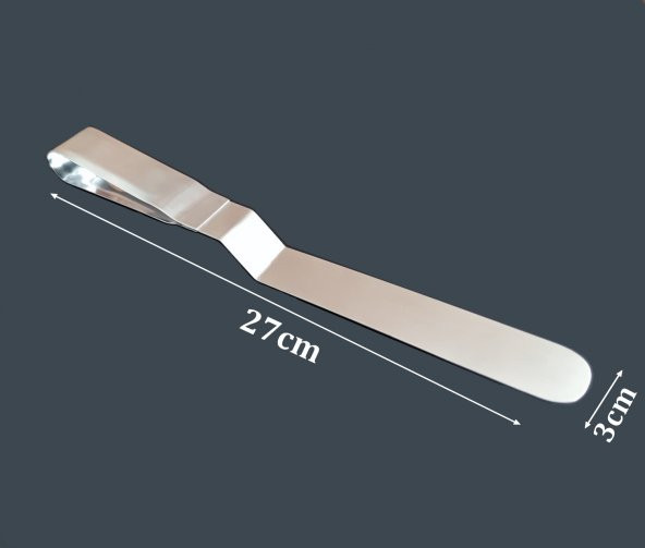 Nar kalıp Eğik Pasta Sıvama Spatula Orta Boy 20cm - Resim 3