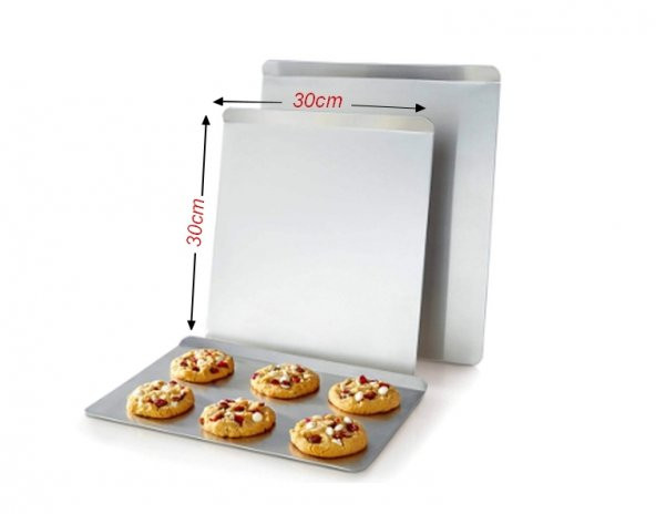 Narkalıp Paslanmaz Altlık 30x30cm Kurabiye Çikolata Kek Pasta Teşhir ürün görseli