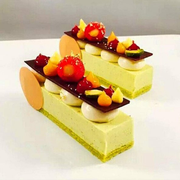 Narkalıp Dikdörtgen Tiramisu Kek Kalıbı 3 Lü - 5