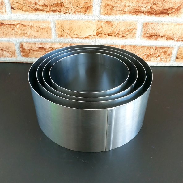 Narkalıp Yuvarlak 4 Lü Kek Kalıbı Derinlik 12cm - Resim 2