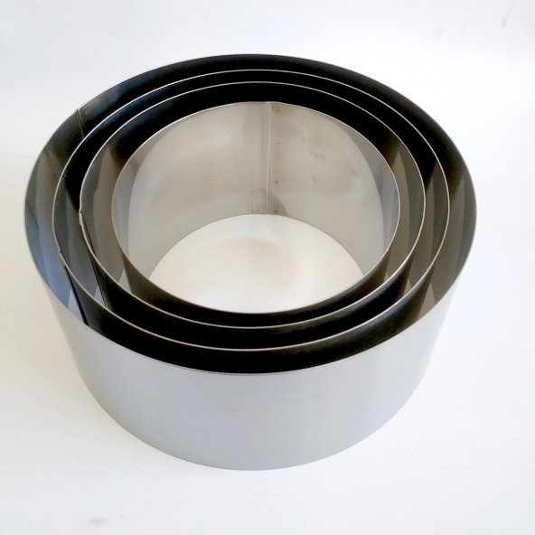 Narkalıp Yuvarlak 4 Lü Kek Kalıbı Derinlik 12cm - Resim 4