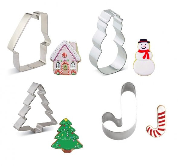 Narkalıp Kurabiye Kalıbı 4 Lü No-010 ürün görseli