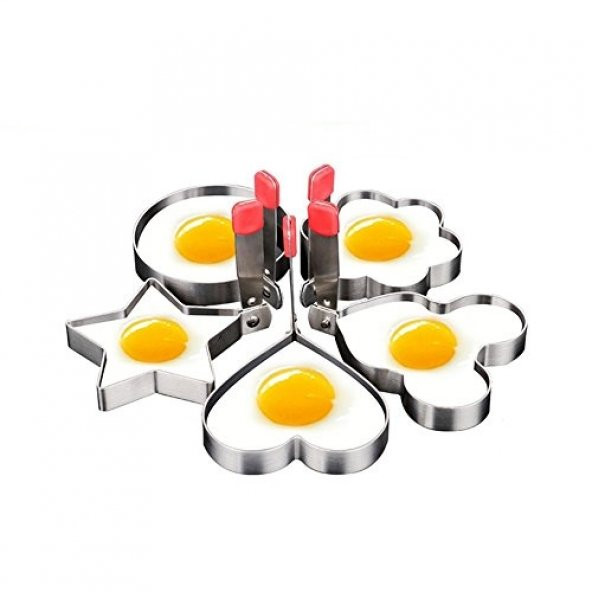 Narkalıp Omlet Ve Krep Pişirme Kalıbı 5 Li Set - 2