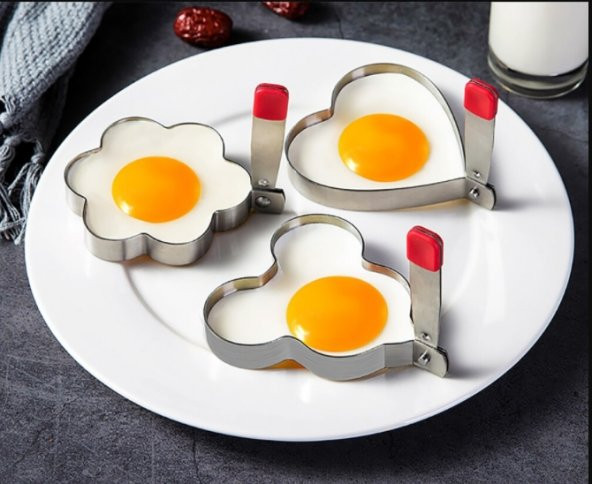 Narkalıp Omlet Ve Krep Pişirme Kalıbı 3 Lü Takım ürün görseli