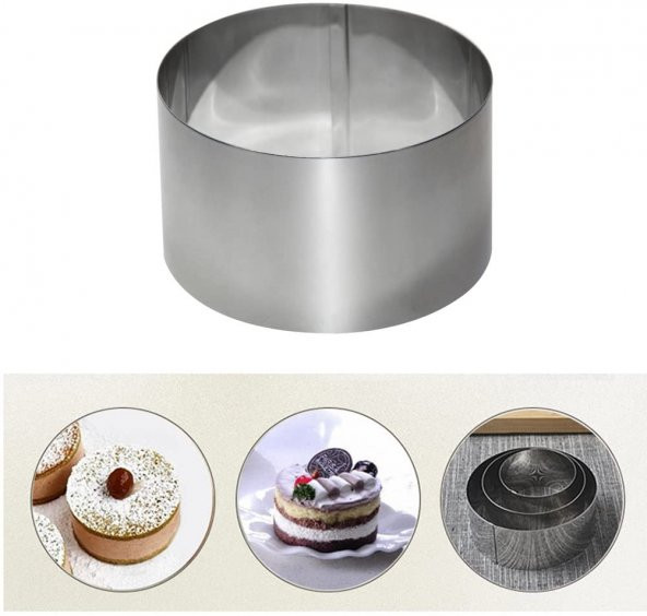 Narkalıp Yuvarlak Kek Kalıbı 3 Lü Serinlik 10cm - 3