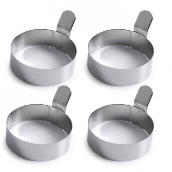 Narkalıp Omlet Ve Krep Pişirme Kalıbı 4 Lü En 8cm - Resim 2