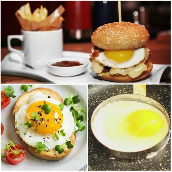 Narkalıp Omlet Ve Krep Pişirme Kalıbı 4 Lü En 8cm - Resim 4