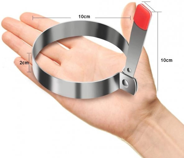 Narkalıp Yuvarlak 0mlet Ve Krep Pişirme Kalıbı 4 Adet - Resim 3