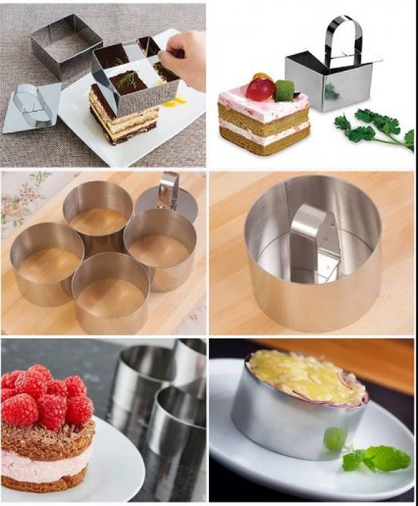 Parfe Kalıbı 4Lü Takım EN-10CM Derinlik 5CM - 1