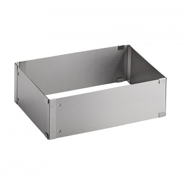 Narkalıp Dikdörtgen Yarlanabilir Kek Kalıbı 18-36cm 24-46cm Derinlik 8cm - Resim 4