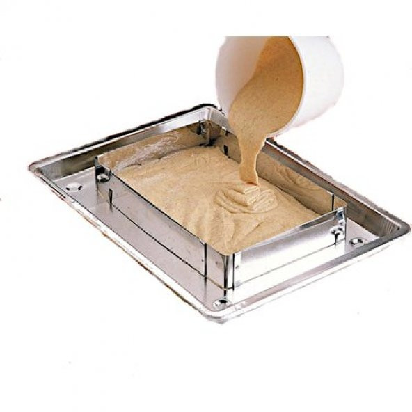 Narkalıp Dikdörtgen Yarlanabilir Kek Kalıbı Model No-004 - Resim 3