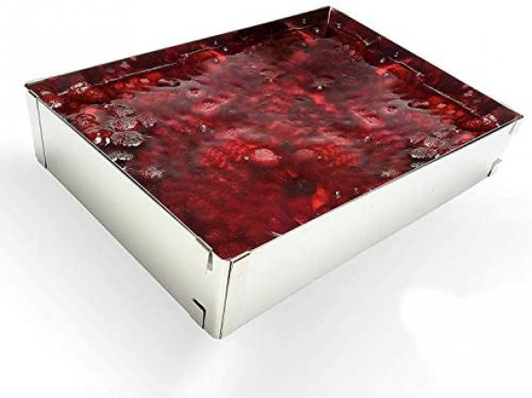 Narkalıp Dikdörtgen Yarlanabilir Kek Kalıbı 18-36cm 24-46cm Derinlik 8cm - Resim 5