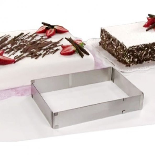 Narkalıp Dikdörtgen Yarlanabilir Kek Kalıbı Model No-004 - Resim 5