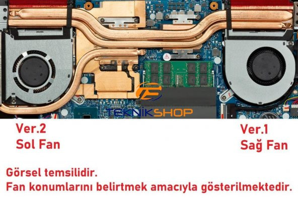 Asus TUF A15 FA506I FA506IV FA506II CPU Fan (Sağ işlemci Fanı) - 2
