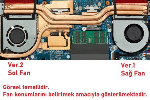 Asus TUF A15 FA506I FA506IV FA506II CPU Fan (Sağ işlemci Fanı) - 3