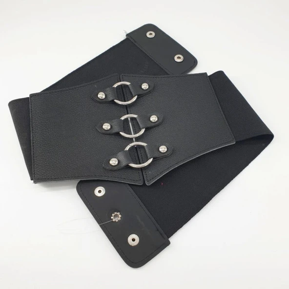 Halkalı Lastikli Bayan Klasik Kemer - 8